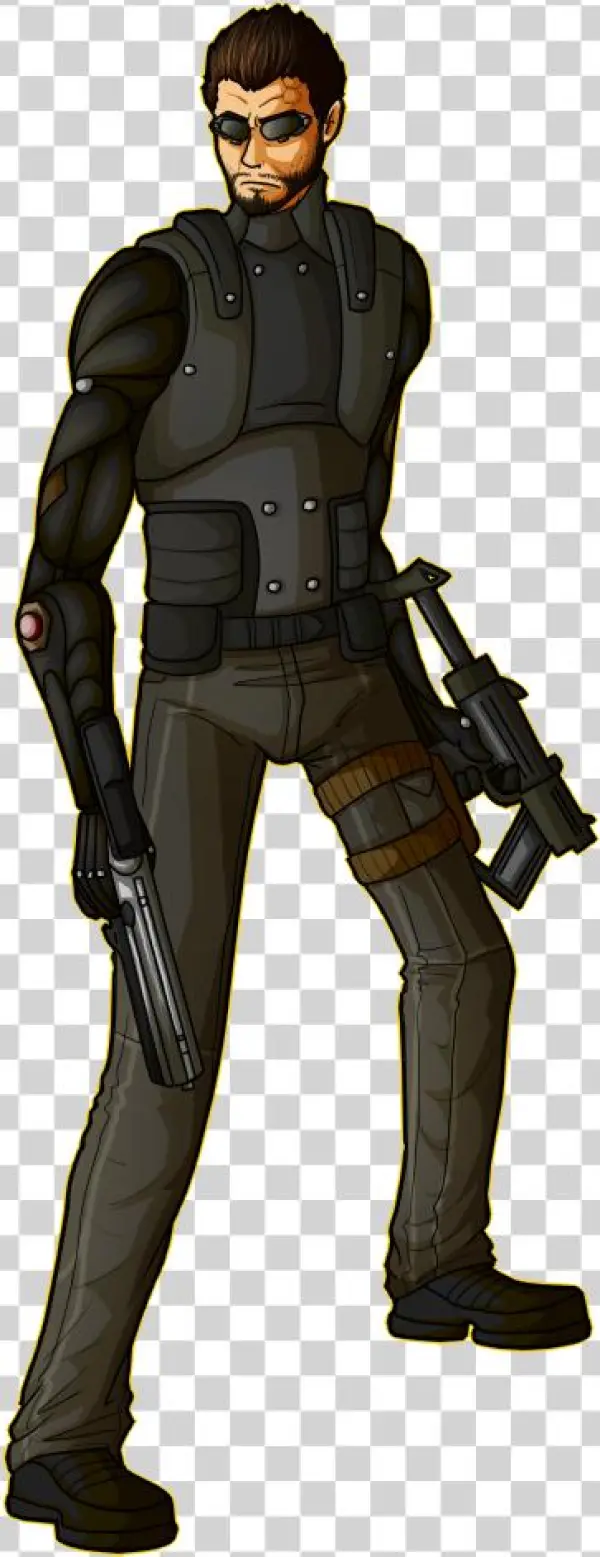 Adam Jensen Png - Fiction