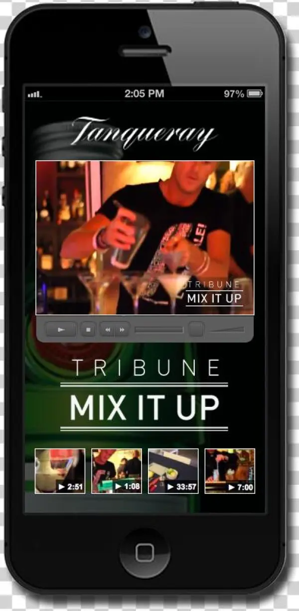 Diageo - Tanquaray - - Smartphone