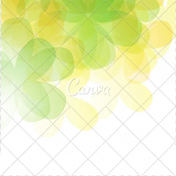 Green And Yellow Background - Circle