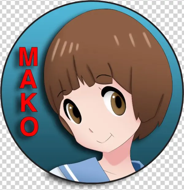 Home / Pin Back Buttons / Kill La Kill / Mako Pin Back - Green Smiley Face