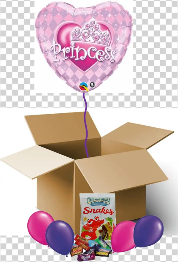 Princess Tiara Balloon In A Box - Balloon