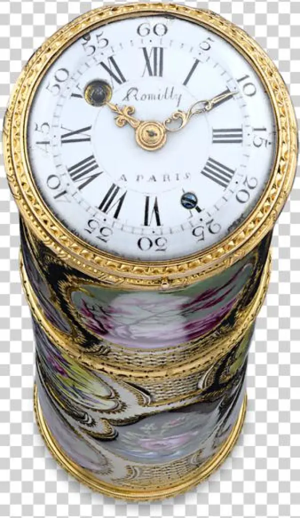 This Extraordinary Rare Louis Xv-period Gold And Enamel - Analog Watch