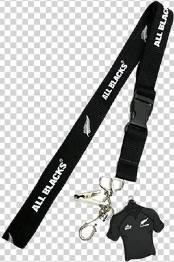600 X 600 0 - All Blacks Lanyard