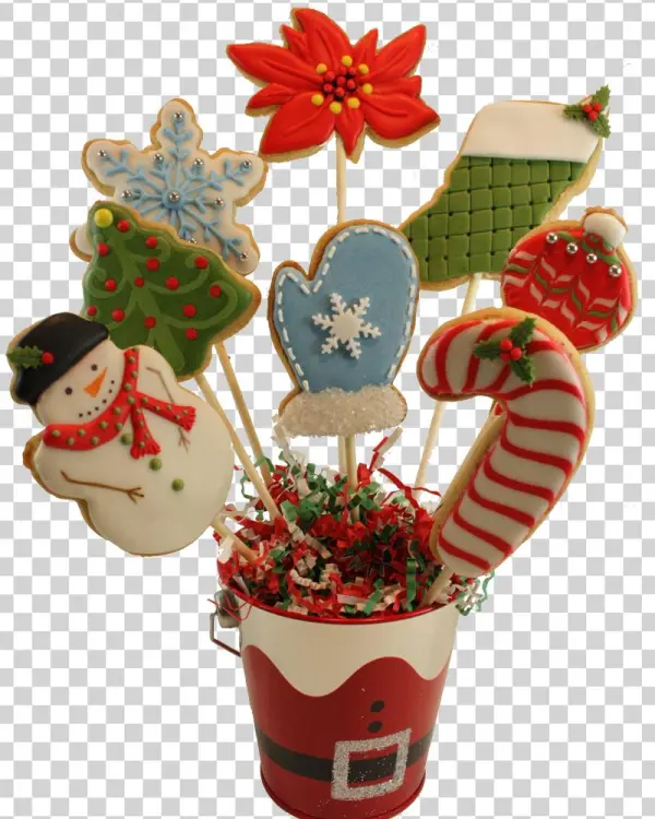 Dec 14 - Christmas Cookie Bouquet