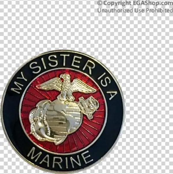 Ega Lapel Pin - Uncle Is A Marine Pin
