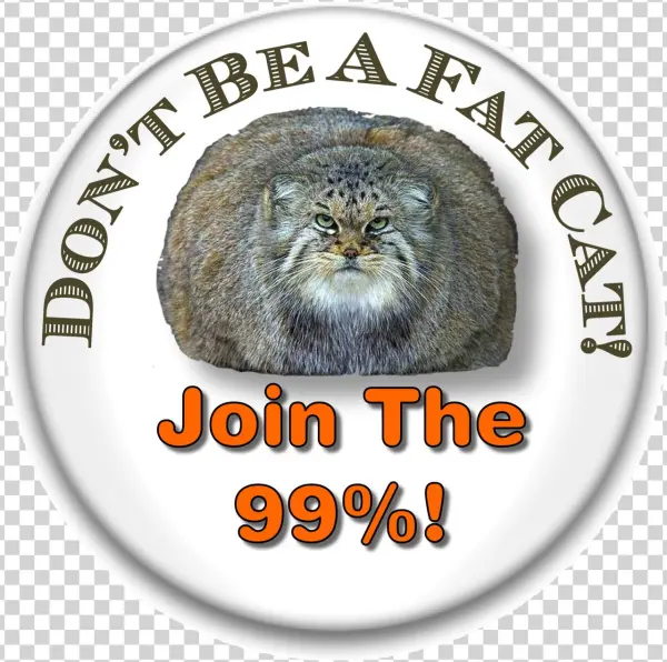 Fatcat Buttonpic - Pallas Cat