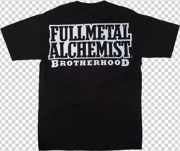 Full Metal Alchemist Brothers Black Tee - Active Shirt