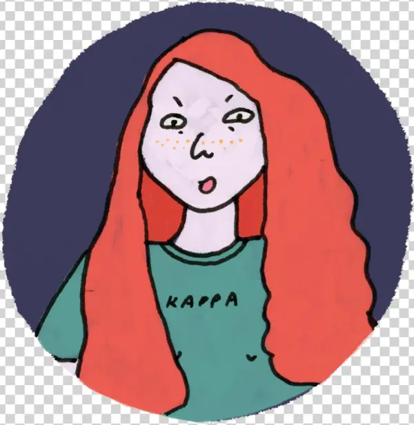 Ginger Kappa Girl - Illustration