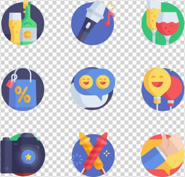 Happiness - Flat Icon