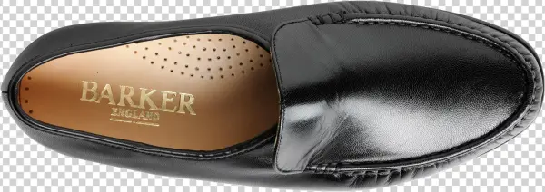 Laurence - Black Kid - Slip-on Shoe