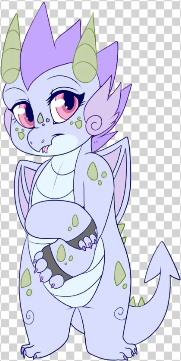 Lulubell, Baby Dragon, Dragon, Oc, Oc Only, Oc - Cartoon