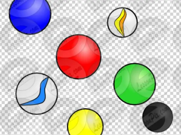 Marbles Clipart Red Sphere - Circle