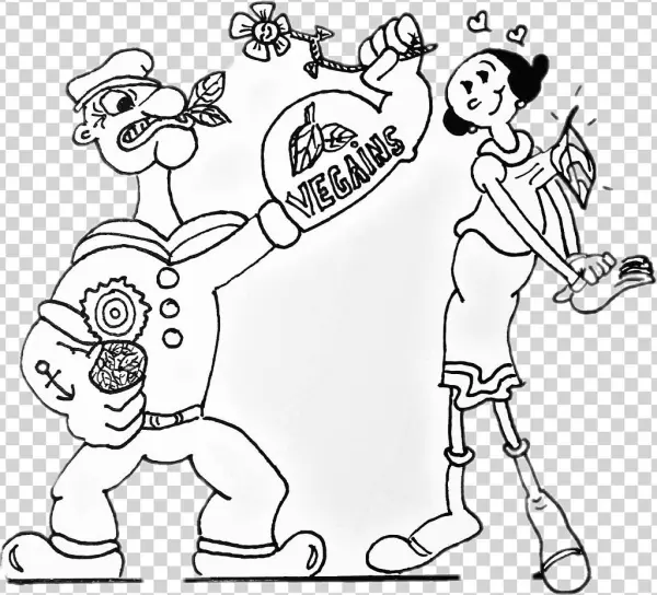 Popeye Sticker - Cartoon