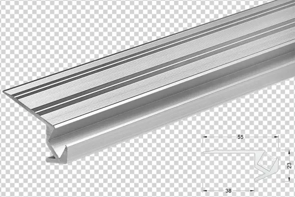 Stair Nosing With Illumination - Led Treppenprofil Schwarz