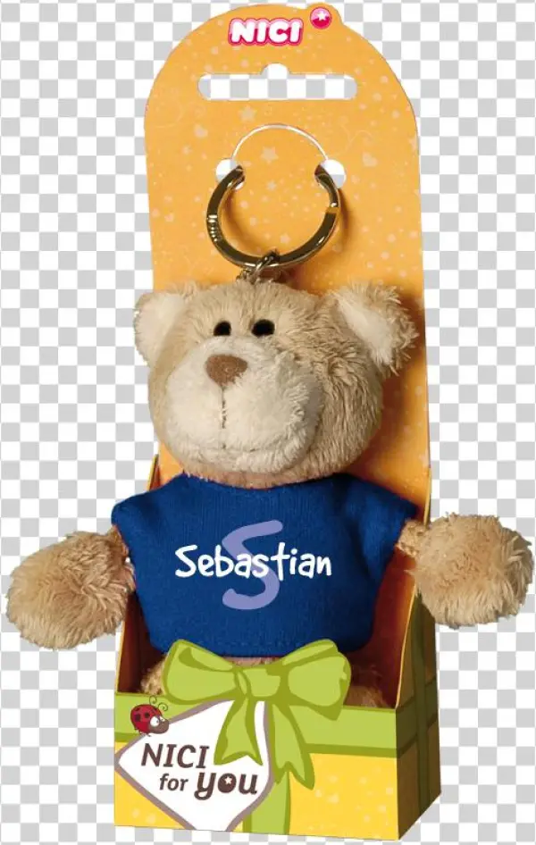 T-shirt Blue Sebastian - Nici Schlüsselanhänger Plüsch Bär Mit Spruch