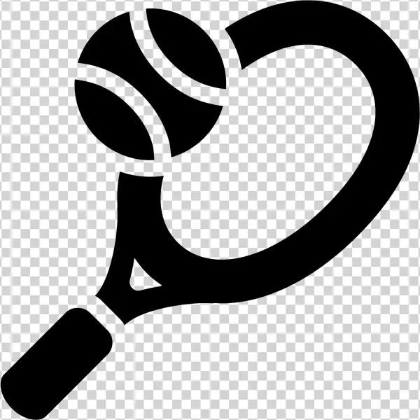 Tennis Racquet Filled Icon