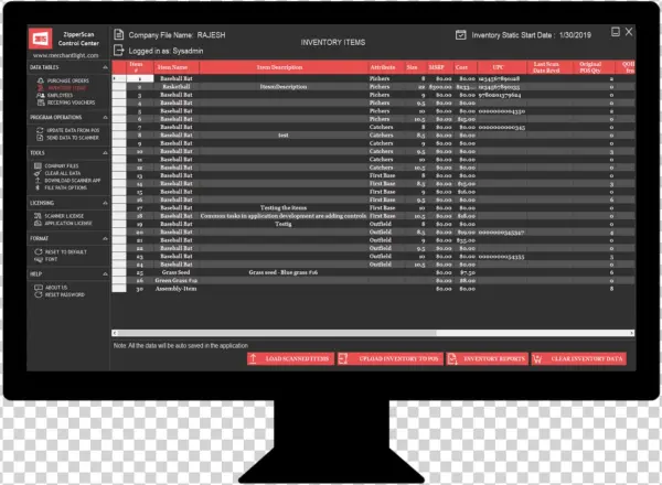 Zipperscan - Computer Monitor