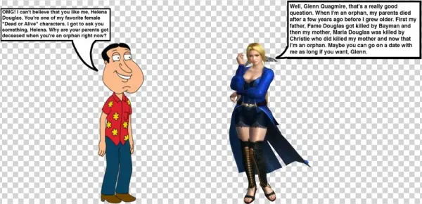 220kib, 1024x528, Glenn Quagmire Meets Helena Douglas - Cartoon