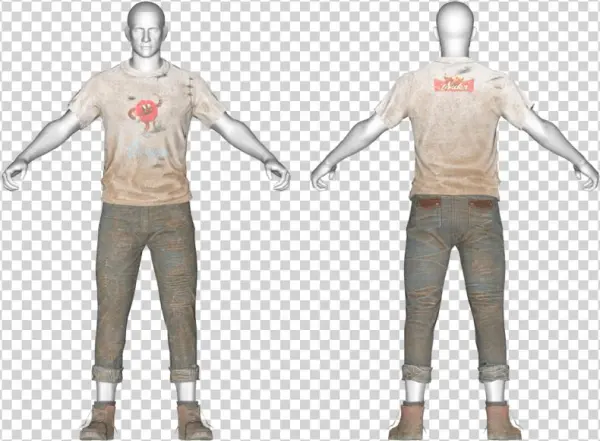 Cappy Shirt & Jeans - Male