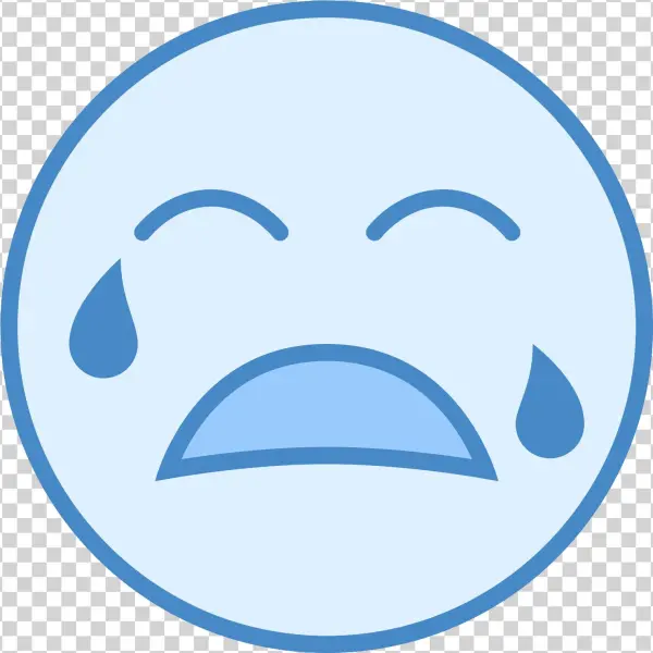 Crying Smiley Png - Icon