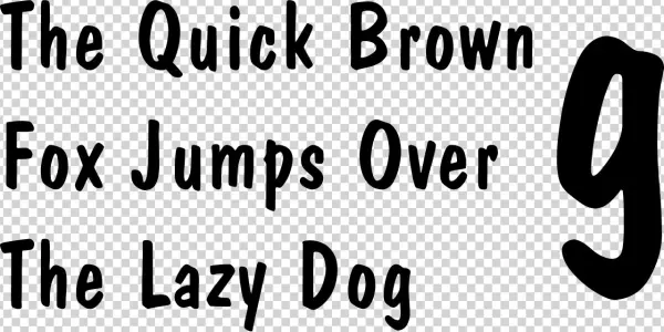 Dom Casual Sample - Calligraphy