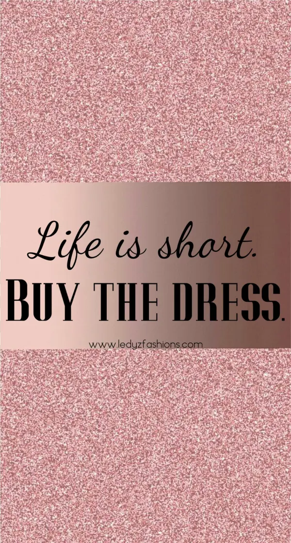 Fashion And Shopping Quote - Paper