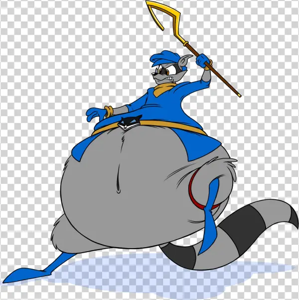 Fat Sly Cooper - Cartoon