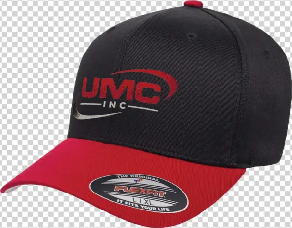 Flexfit Black/red Hat