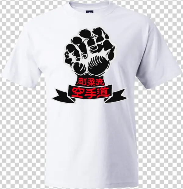 Goju Ryu Fist Black & Red T-shirt - Gōjū-ryū