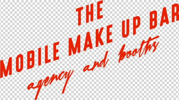 Mobilemakeupbar Logotype 1 Red - Calligraphy