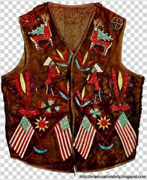 Porcupine Quill Artifacts - Sweater Vest