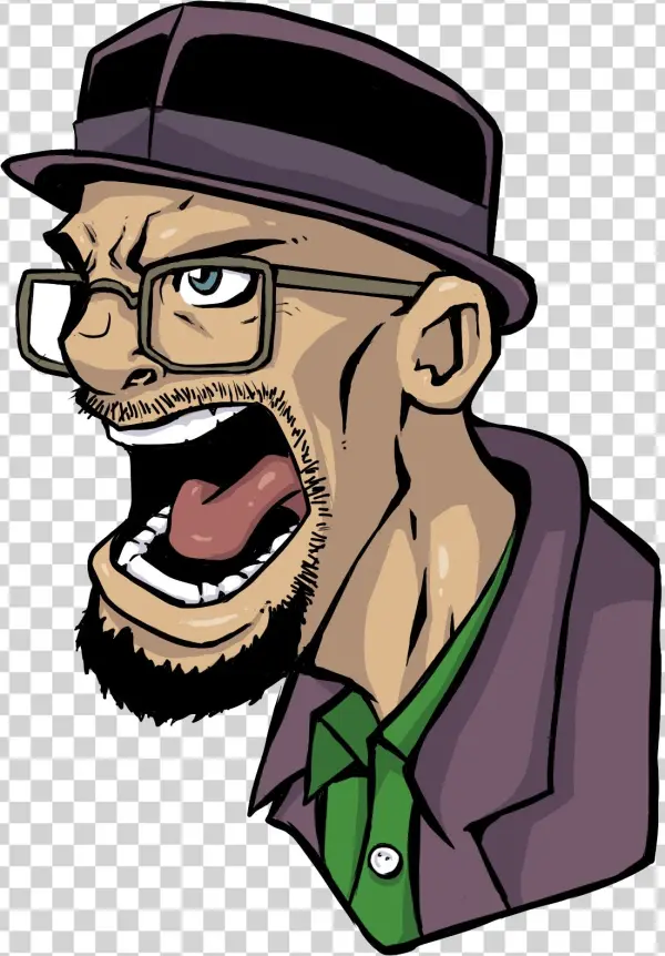 Walter White Die Cut Sticker - Cartoon