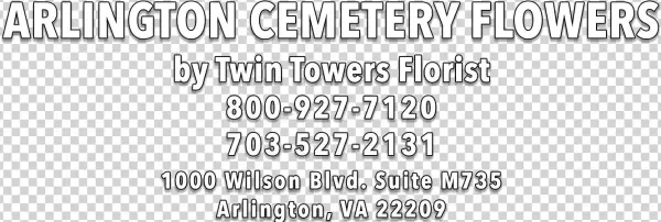 Arlington Cemetery Flowers By Twin Towers Florist - Calligraphy