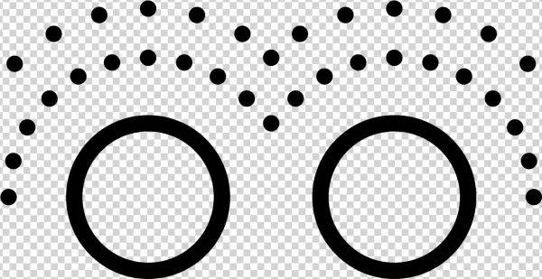 Dotknij Dwukrotnie Dwoma Palcami Icon - Circle