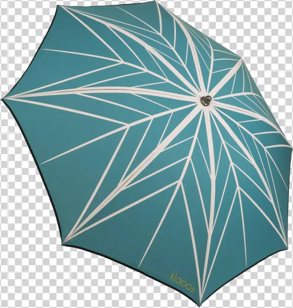 Parasol De Plage L'irrésistible Vert Klaoos