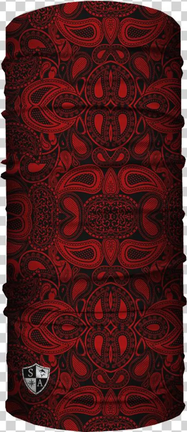 Sa Red Paisley - Lampshade