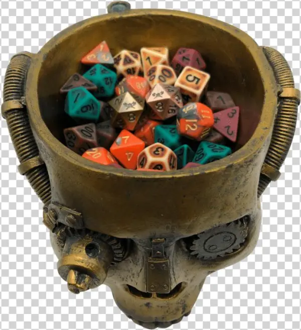 Steampunk Dice Bundle For Dnd - Bead
