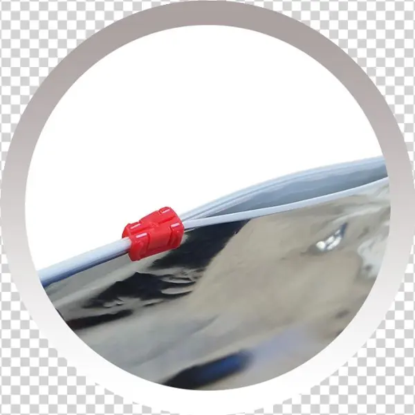 Top Slider Zipper - Circle