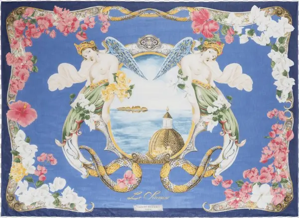 All Season Sirenuse Silk Scarf - Motif