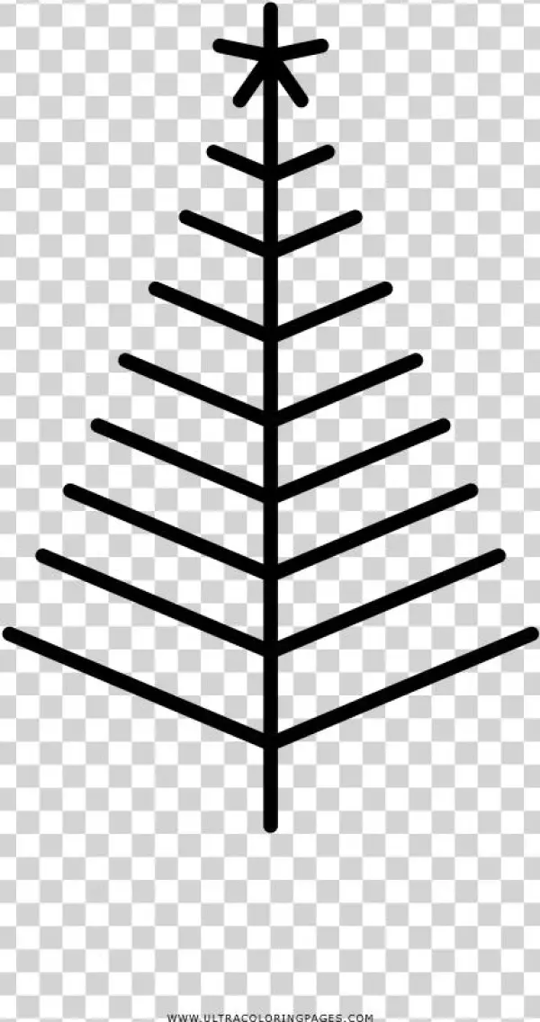 Árbol De Navidad Página Para Colorear - Buddhi