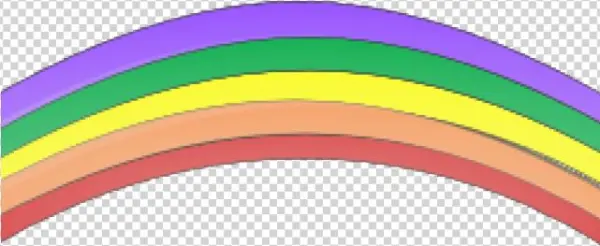 Cartoon Rainbow Images - Circle