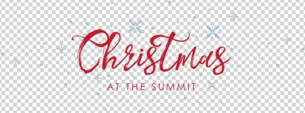 Christmas At The Summit Image) - Calligraphy