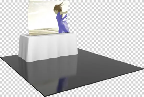 Formulate Master Tabletop Tt1 Fabric Backwall - Floor