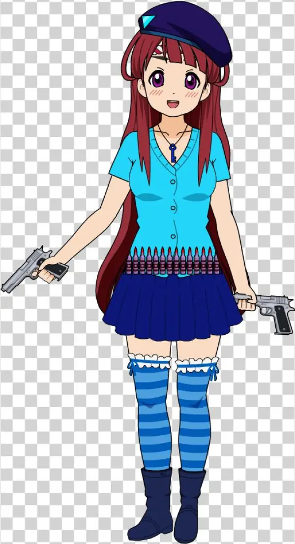 Junko Ozake - 尾鮭純己 - Cartoon