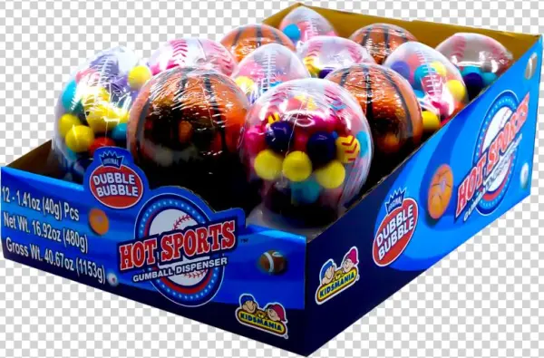 Kidsmania Dubble Bubble Hot Sports Gumball Dispenser - Food