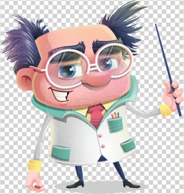 Professor Labcoat - Cartoon