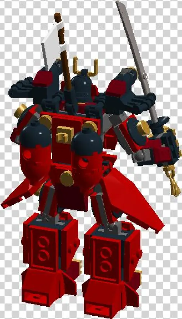 Samurai Micro Mech Back 2 - Mecha