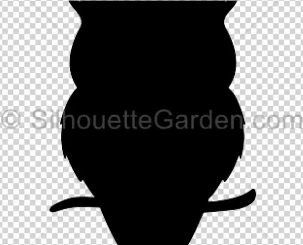 Silhouette Clipart Owl - Illustration