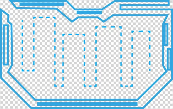 Tecnologia Bordo Gradiente Blu Immagine Png E Vettoriale