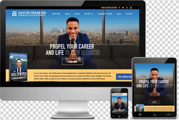 Web Design Project For Devon Franklin - Gadget